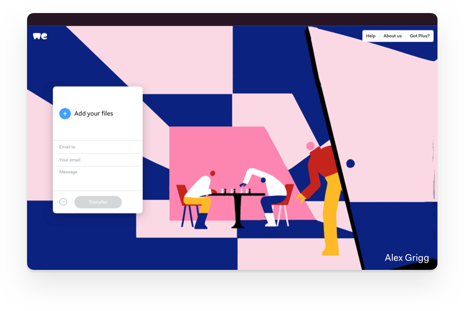 wetransfer come si